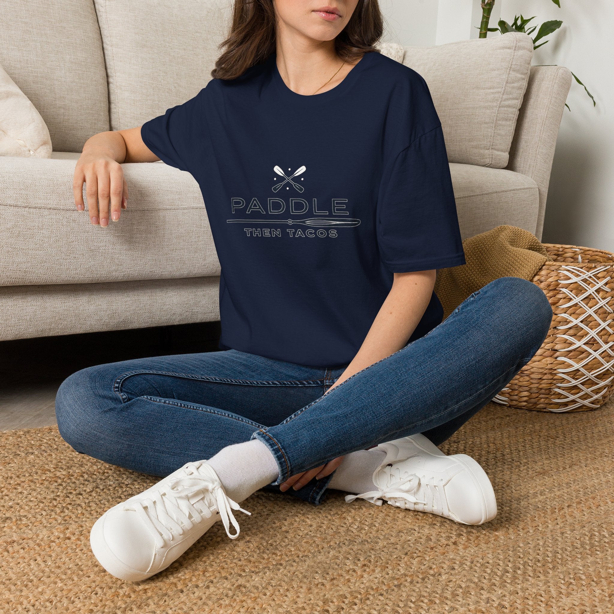 Paddle Then Tacos | Premium Unisex T-Shirt | Gym Then Tacos