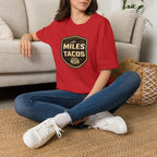 Miles Then Tacos | Premium Unisex T-Shirt | Gym Then Tacos