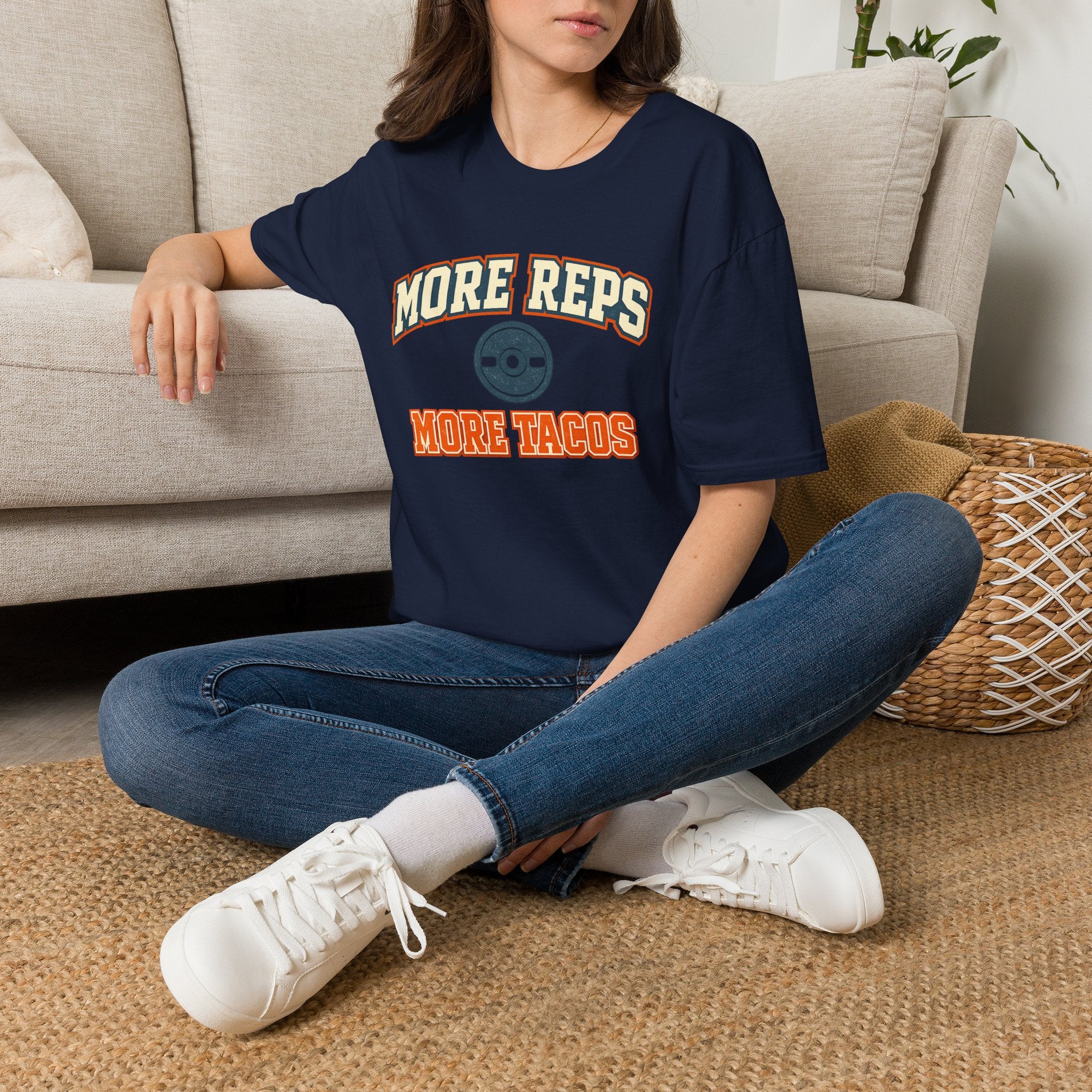 More Reps, More Tacos! | Premium Unisex T-Shirt | Gym Then Tacos
