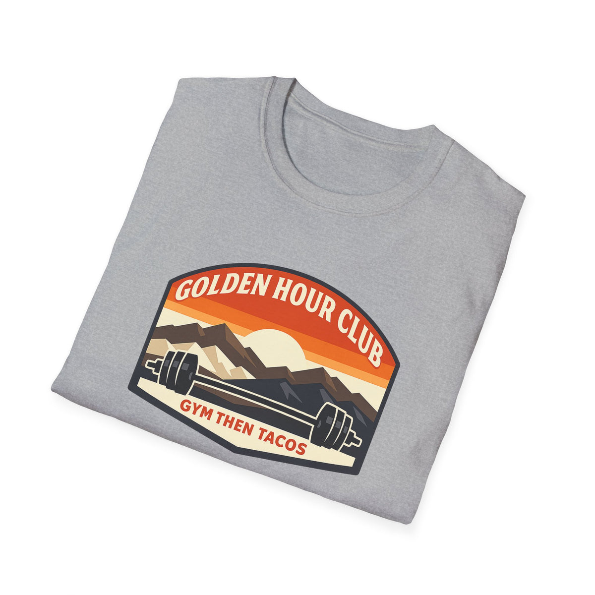 Golden Hour Club | Premium Unisex T-Shirt | Gym Then Tacos