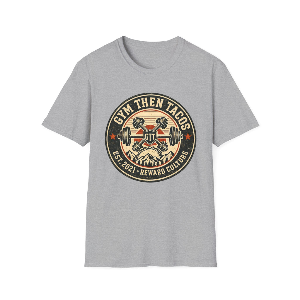 GTT Badge | Premium Unisex T-Shirt | Gym Then Tacos