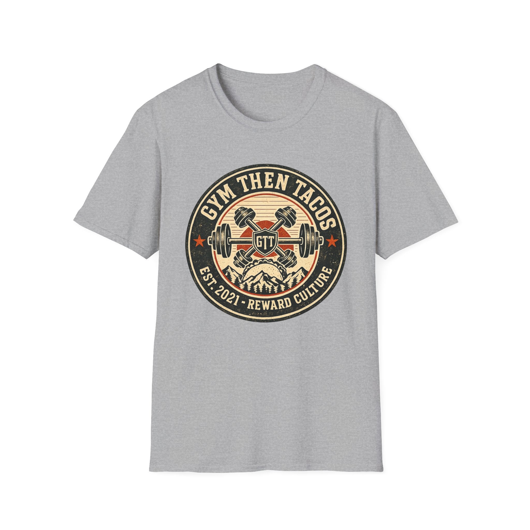 GTT Badge | Premium Unisex T-Shirt | Gym Then Tacos