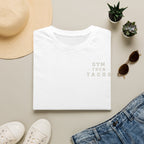 Gym Then Tacos T-Shirt — Minimal Fitness & Food Quote Tee