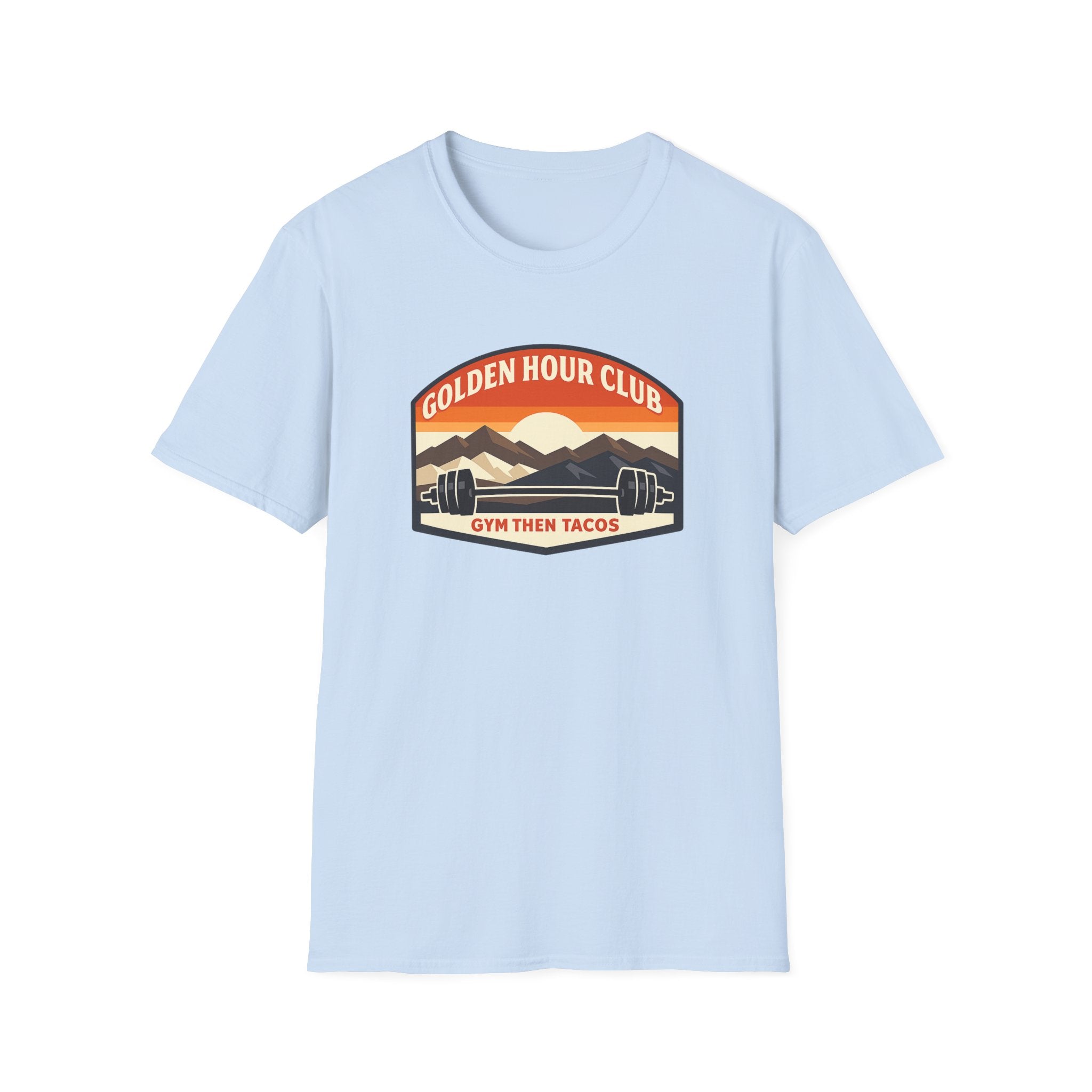 Golden Hour Club | Premium Unisex T-Shirt | Gym Then Tacos