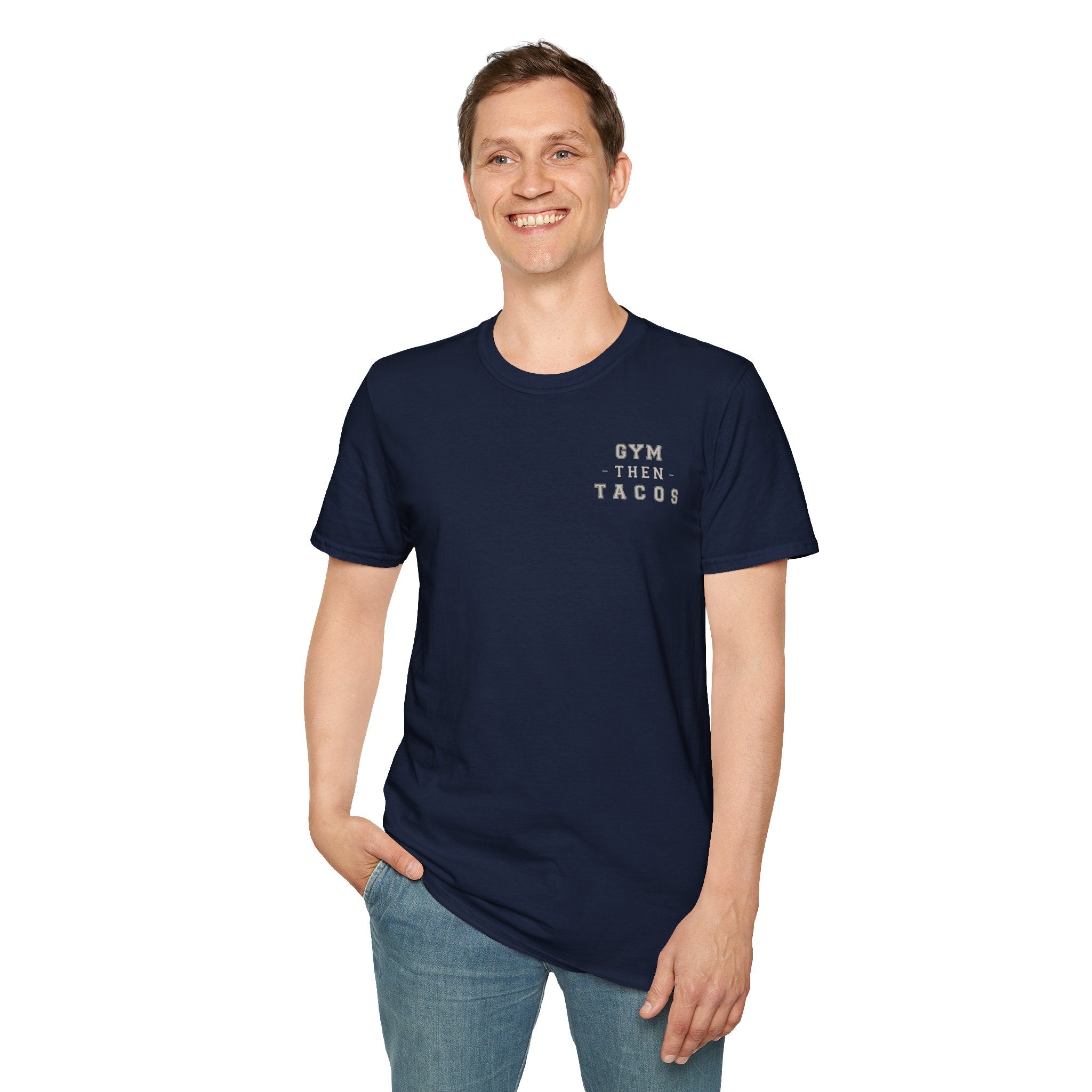 Progress Over Perfection - Gym Then Tacos T-Shirt