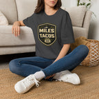 Miles Then Tacos | Premium Unisex T-Shirt | Gym Then Tacos