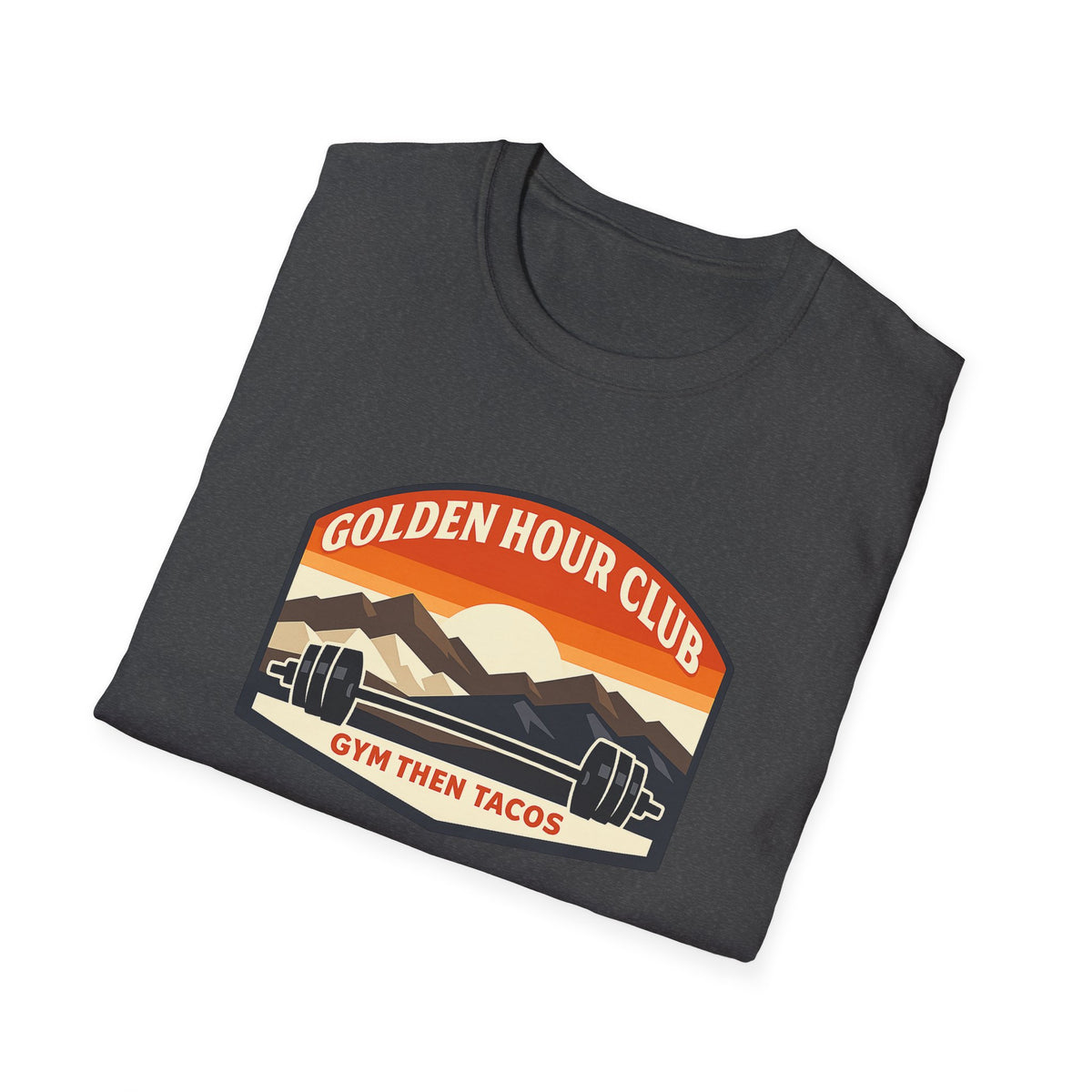 Golden Hour Club | Premium Unisex T-Shirt | Gym Then Tacos