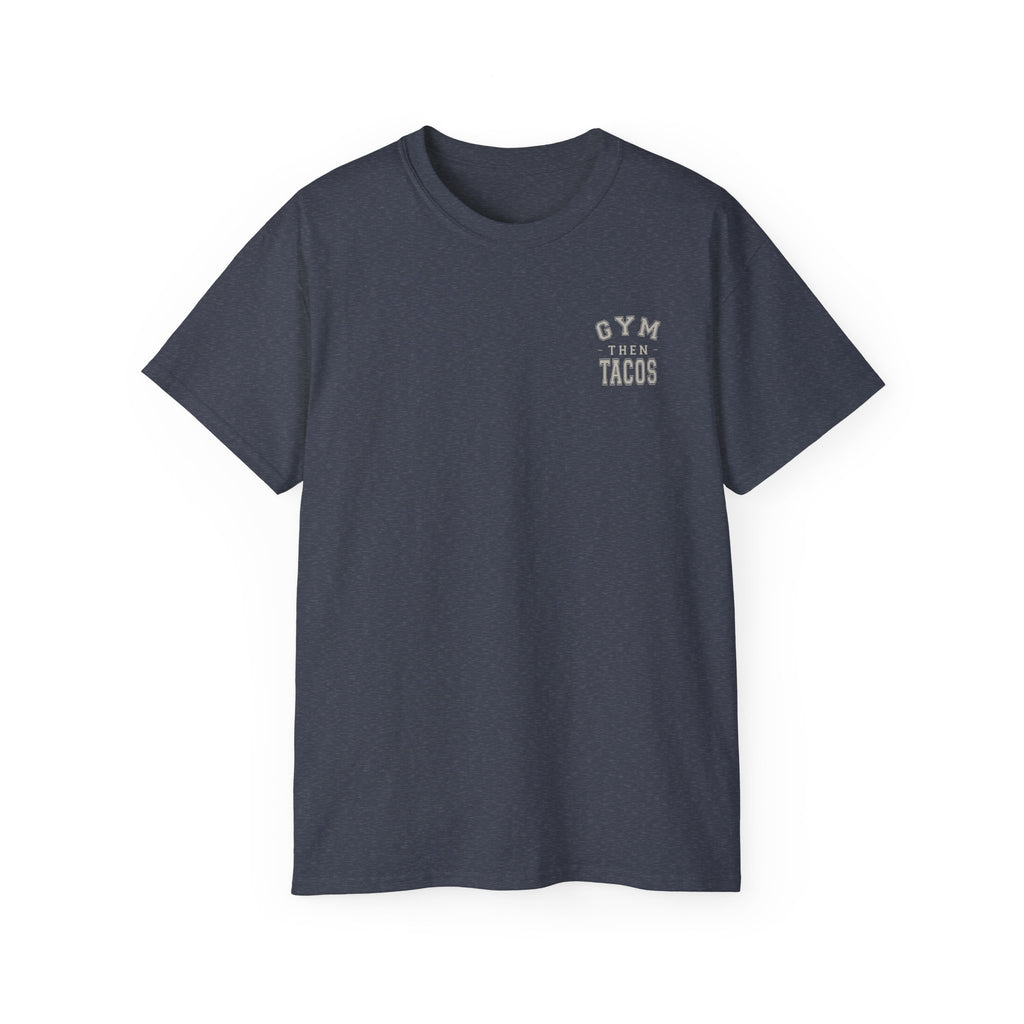 The Heritage Tee - Back Print - Gym Then Tacos
