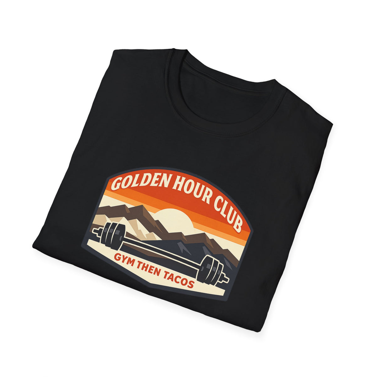 Golden Hour Club | Premium Unisex T-Shirt | Gym Then Tacos
