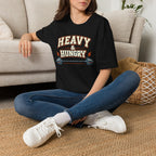 Heavy and Hungry | Premium Unisex T-Shirt | Gym Then Tacos