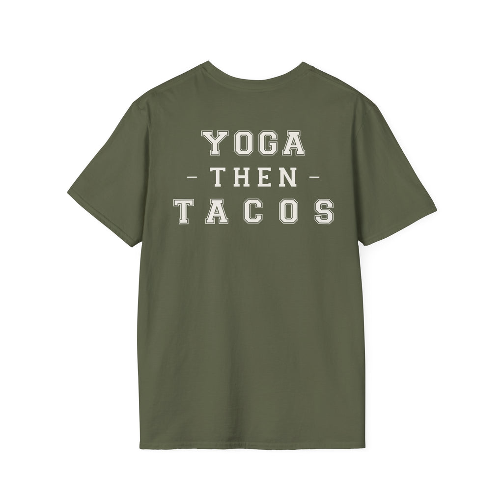 YOGA THEN TACOS - Gym Then Tacos T-Shirt
