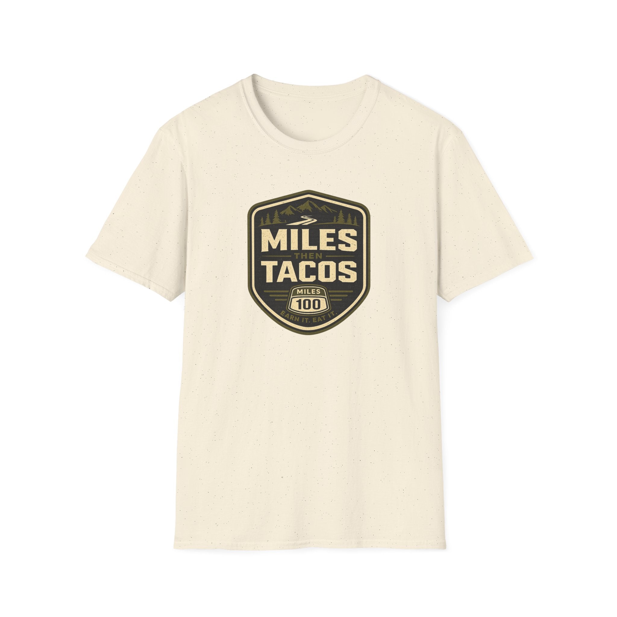 Miles Then Tacos | Premium Unisex T-Shirt | Gym Then Tacos