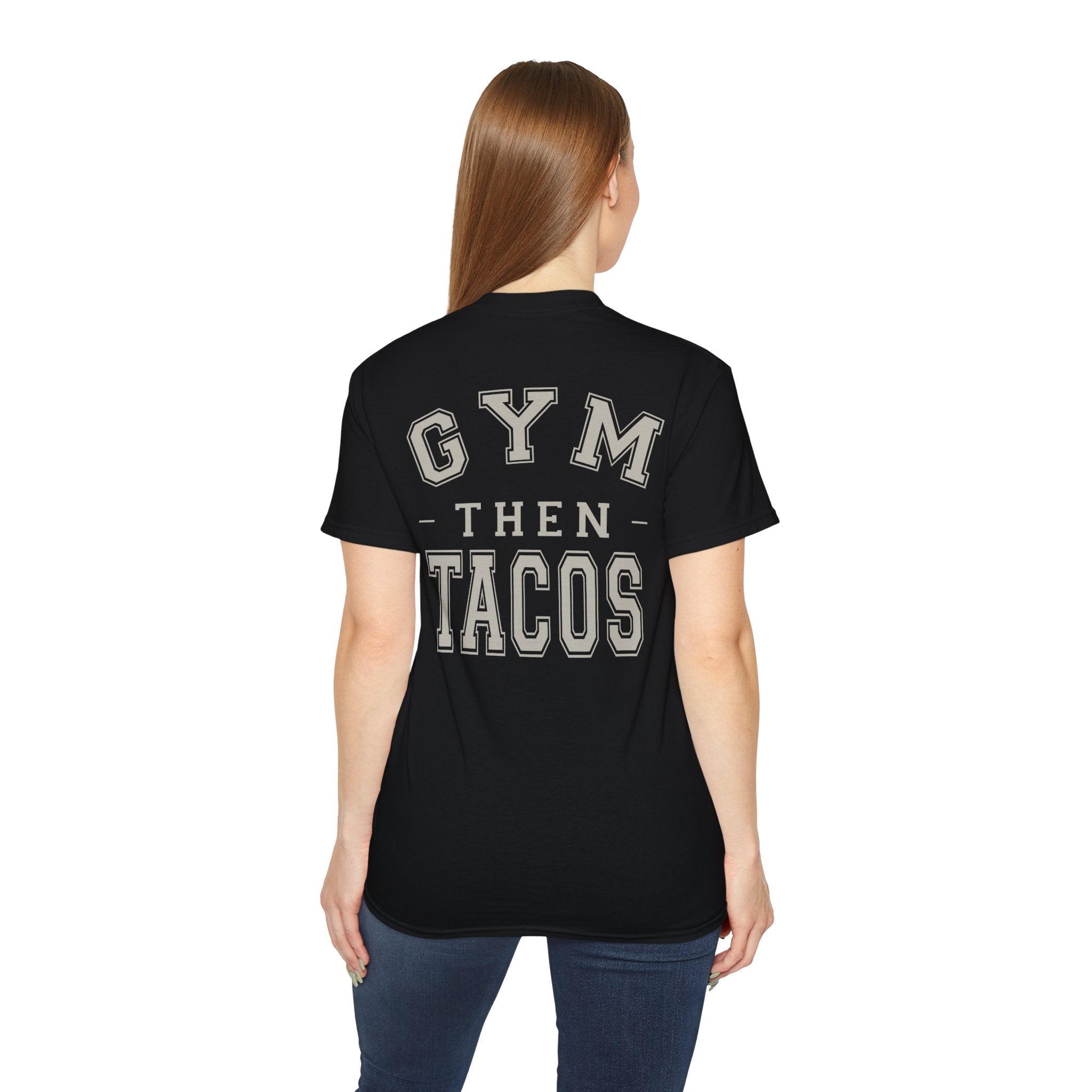 The Heritage Tee - Back Print - Gym Then Tacos