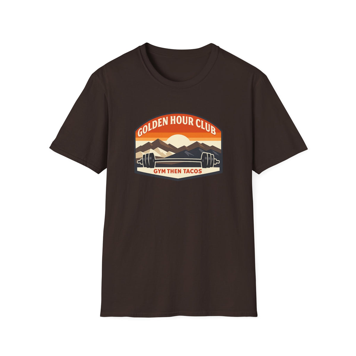 Golden Hour Club | Premium Unisex T-Shirt | Gym Then Tacos
