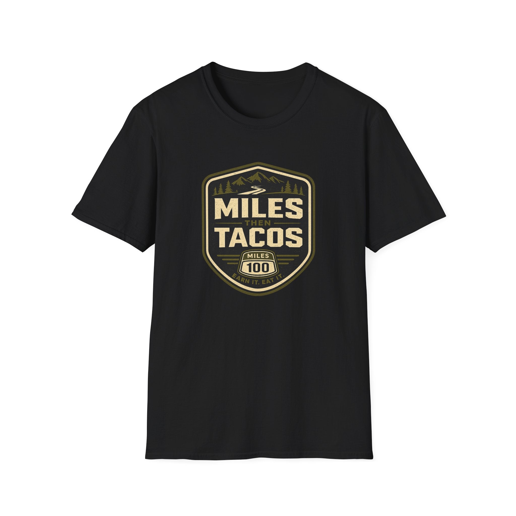 Miles Then Tacos | Premium Unisex T-Shirt | Gym Then Tacos