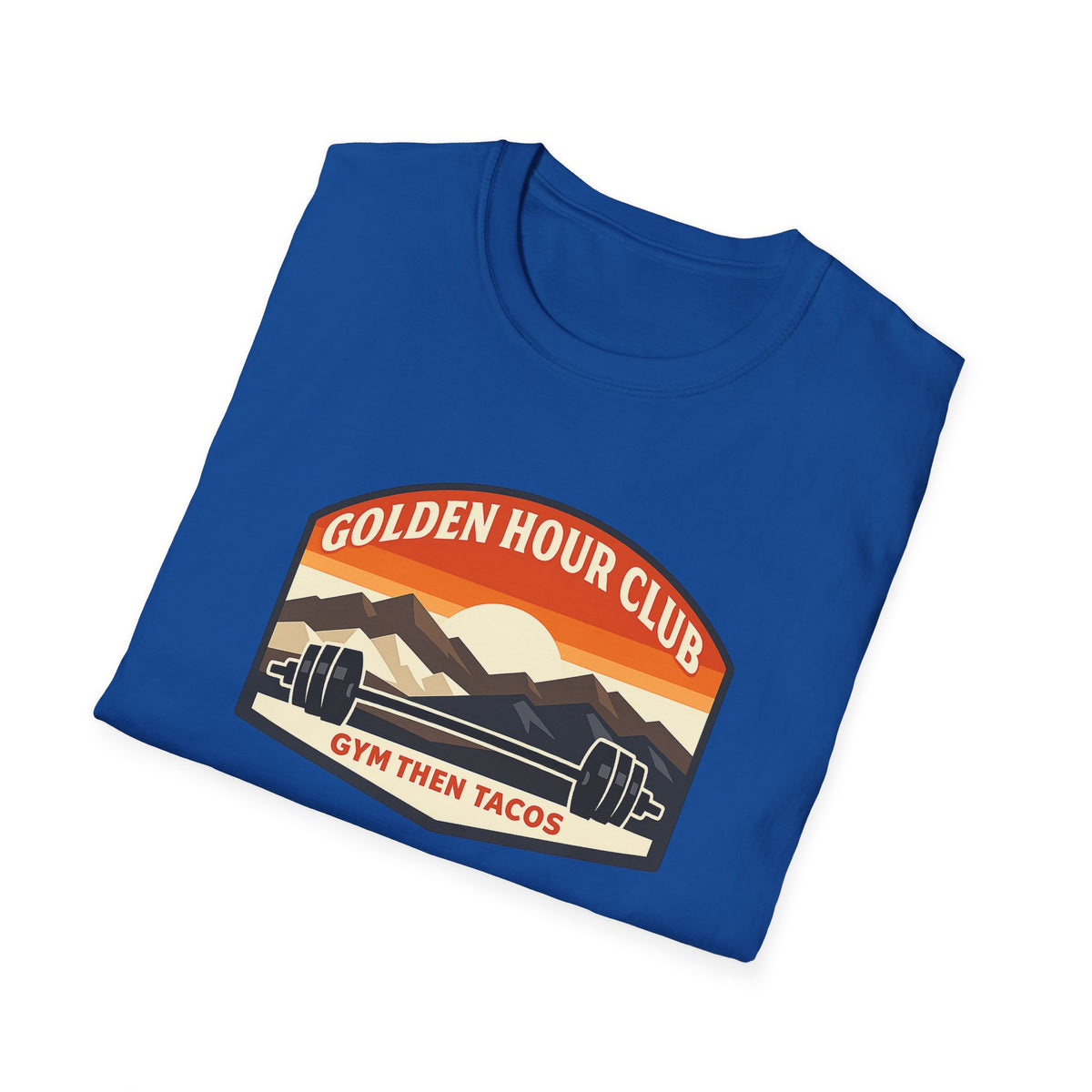 Golden Hour Club | Premium Unisex T-Shirt | Gym Then Tacos
