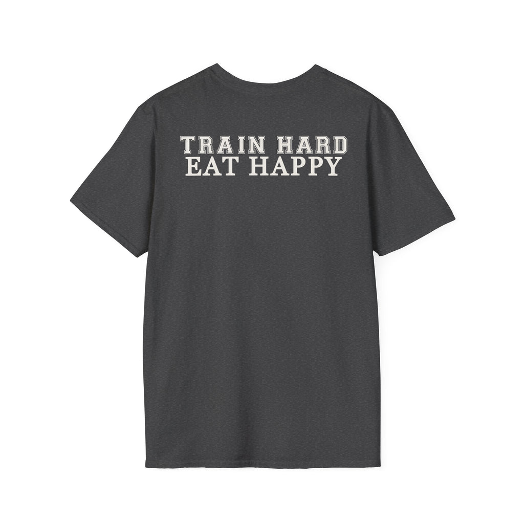 T-Shirt — 'Gym Then Tacos' Minimal Fitness & Food Quote Tee