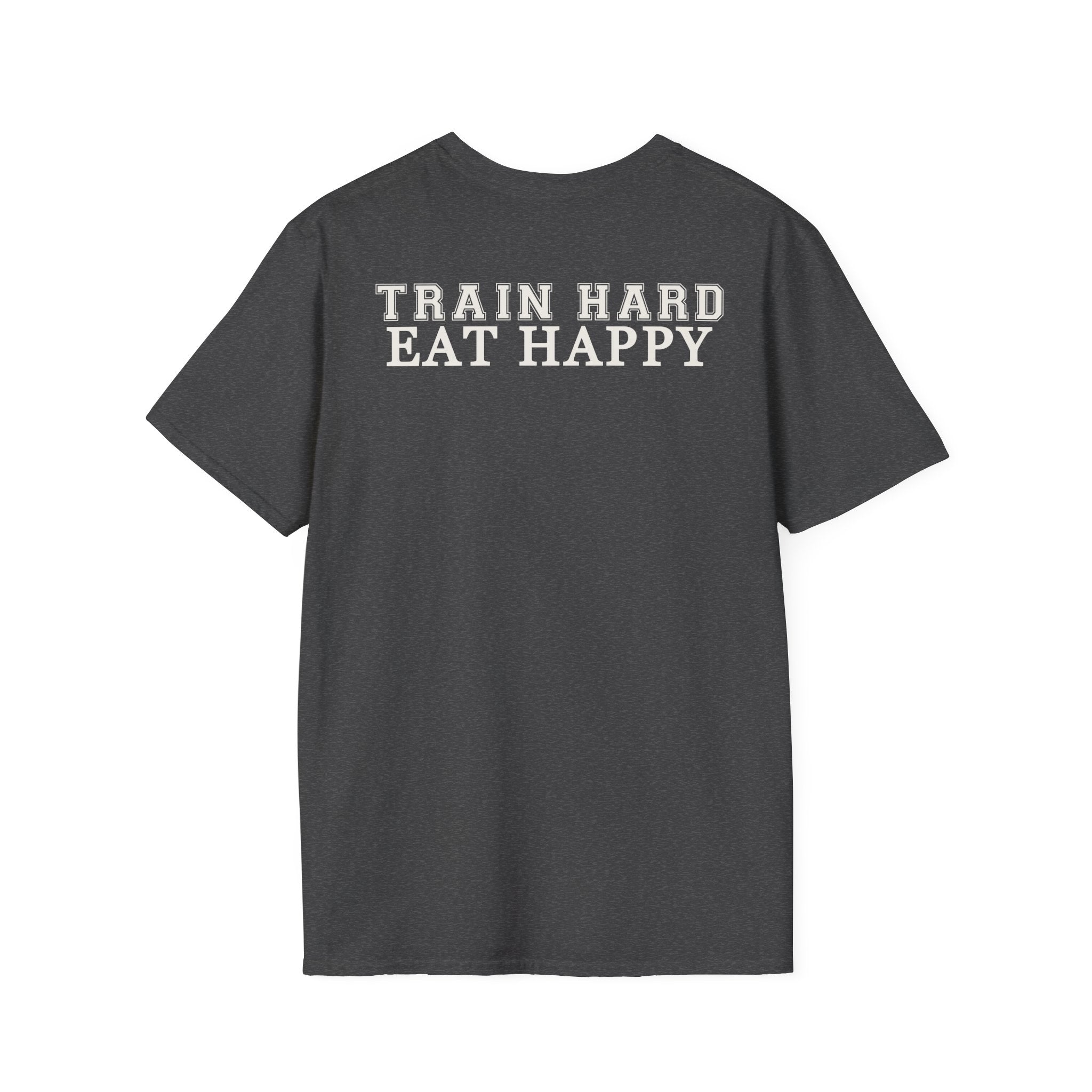 T-Shirt — 'Gym Then Tacos' Minimal Fitness & Food Quote Tee