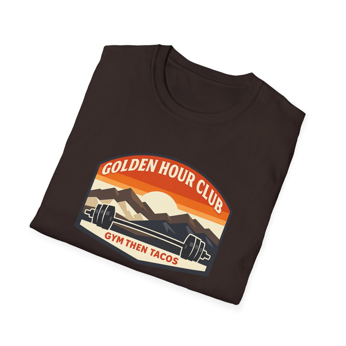 Golden Hour Club | Premium Unisex T-Shirt | Gym Then Tacos