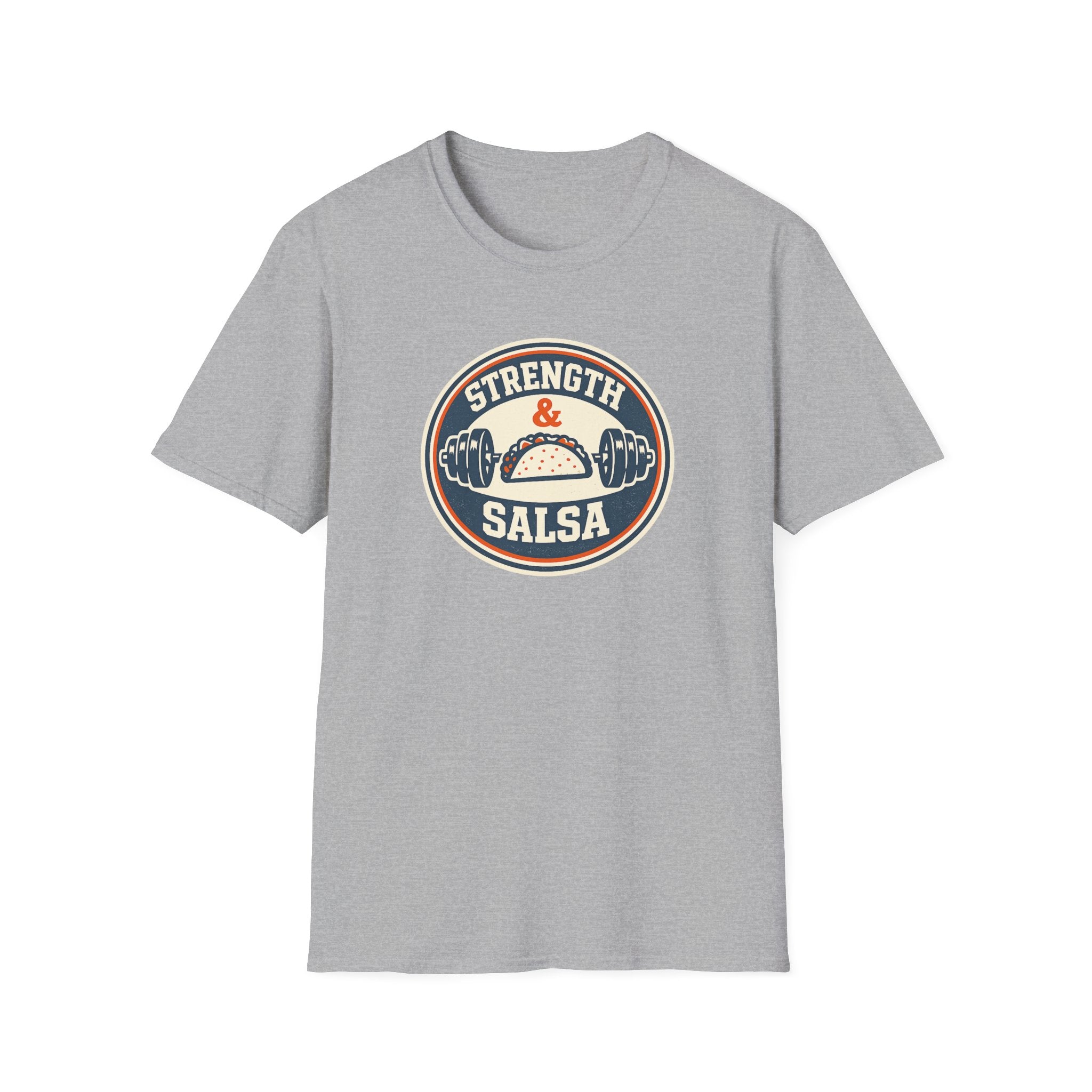 Strength & Salsa | Premium Unisex T-Shirt | Gym Then Tacos