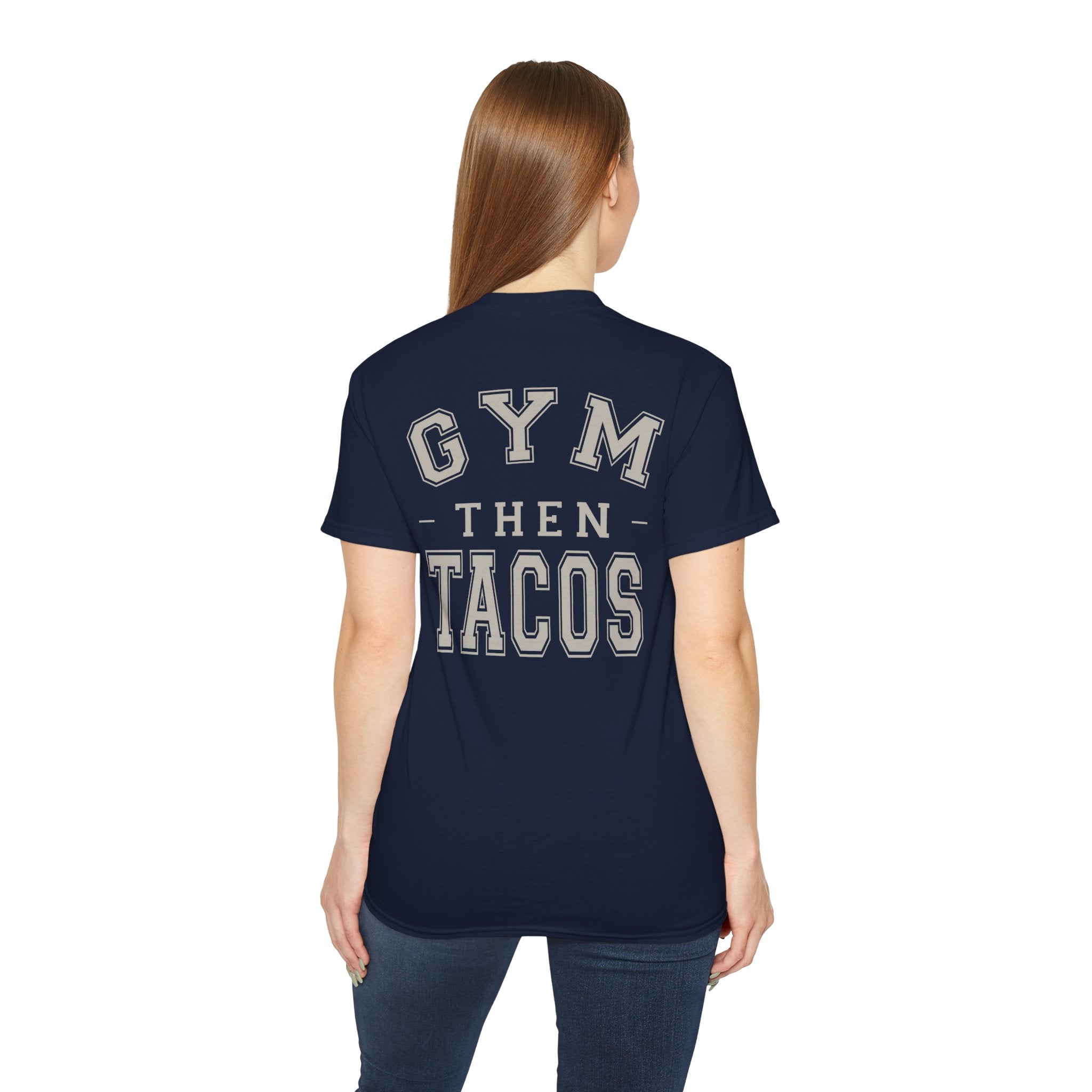The Heritage Tee - Back Print - Gym Then Tacos