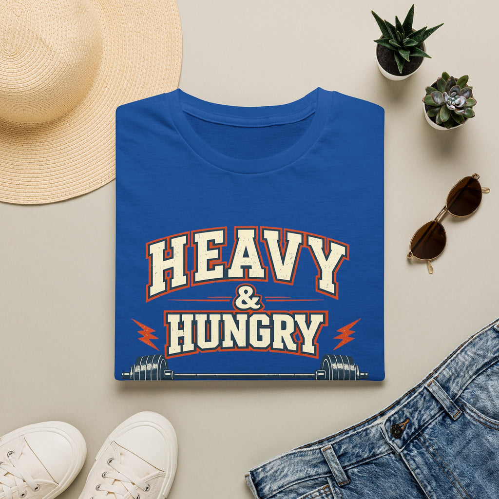 Heavy and Hungry | Premium Unisex T-Shirt | Gym Then Tacos