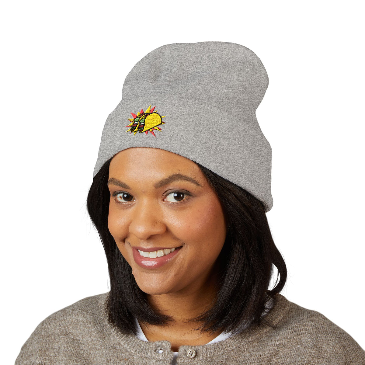 The Taco Beanie - Embroidered | Gym Then Tacos