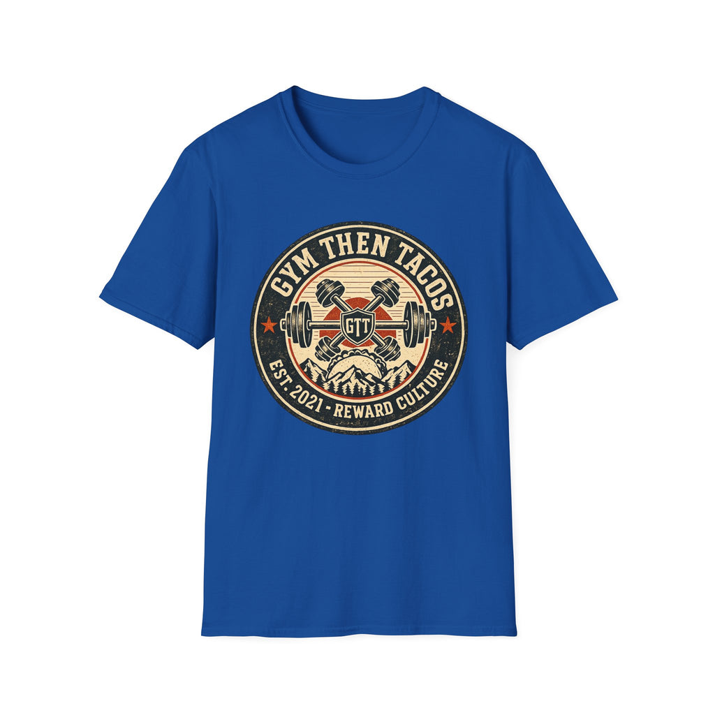 GTT Badge | Premium Unisex T-Shirt | Gym Then Tacos