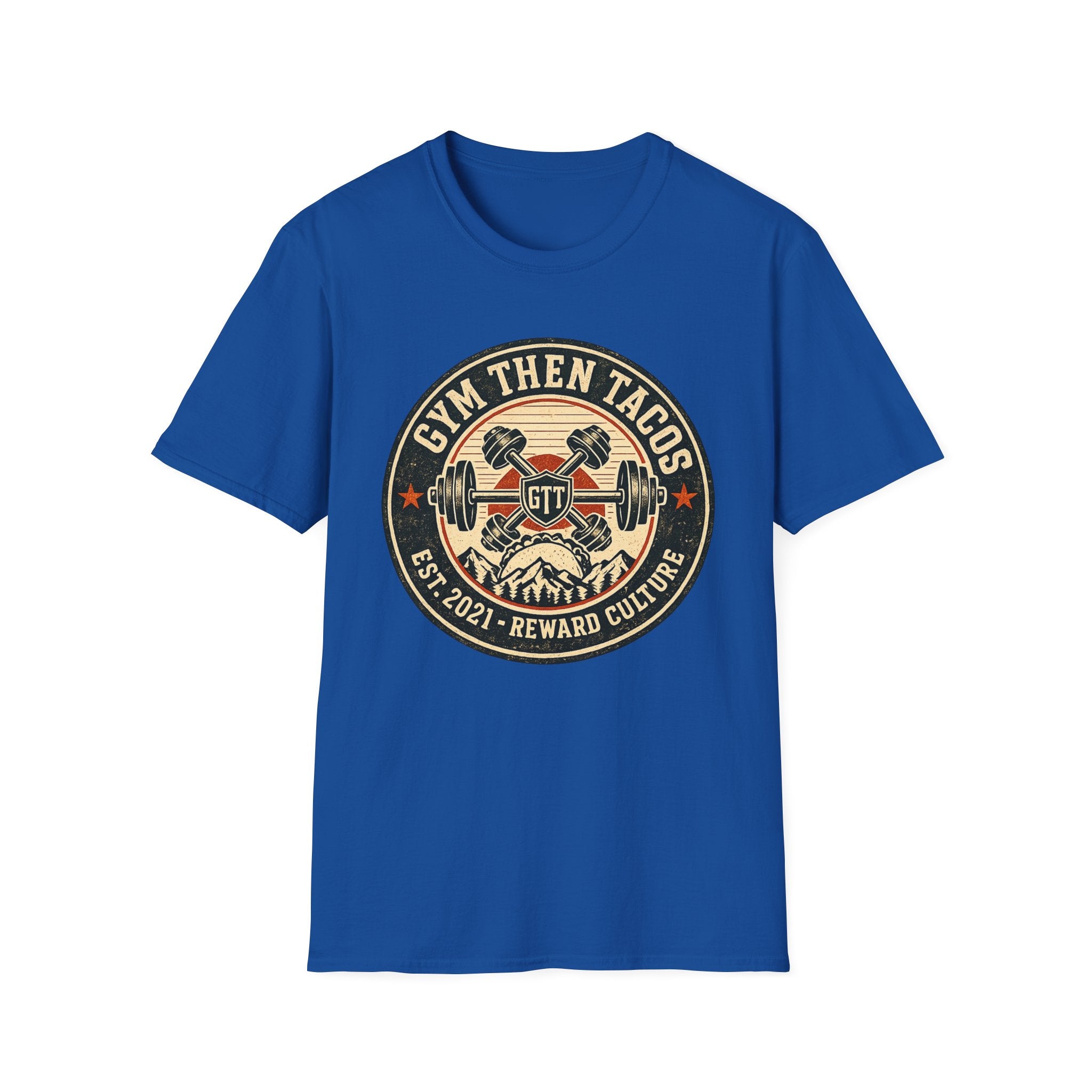 GTT Badge | Premium Unisex T-Shirt | Gym Then Tacos