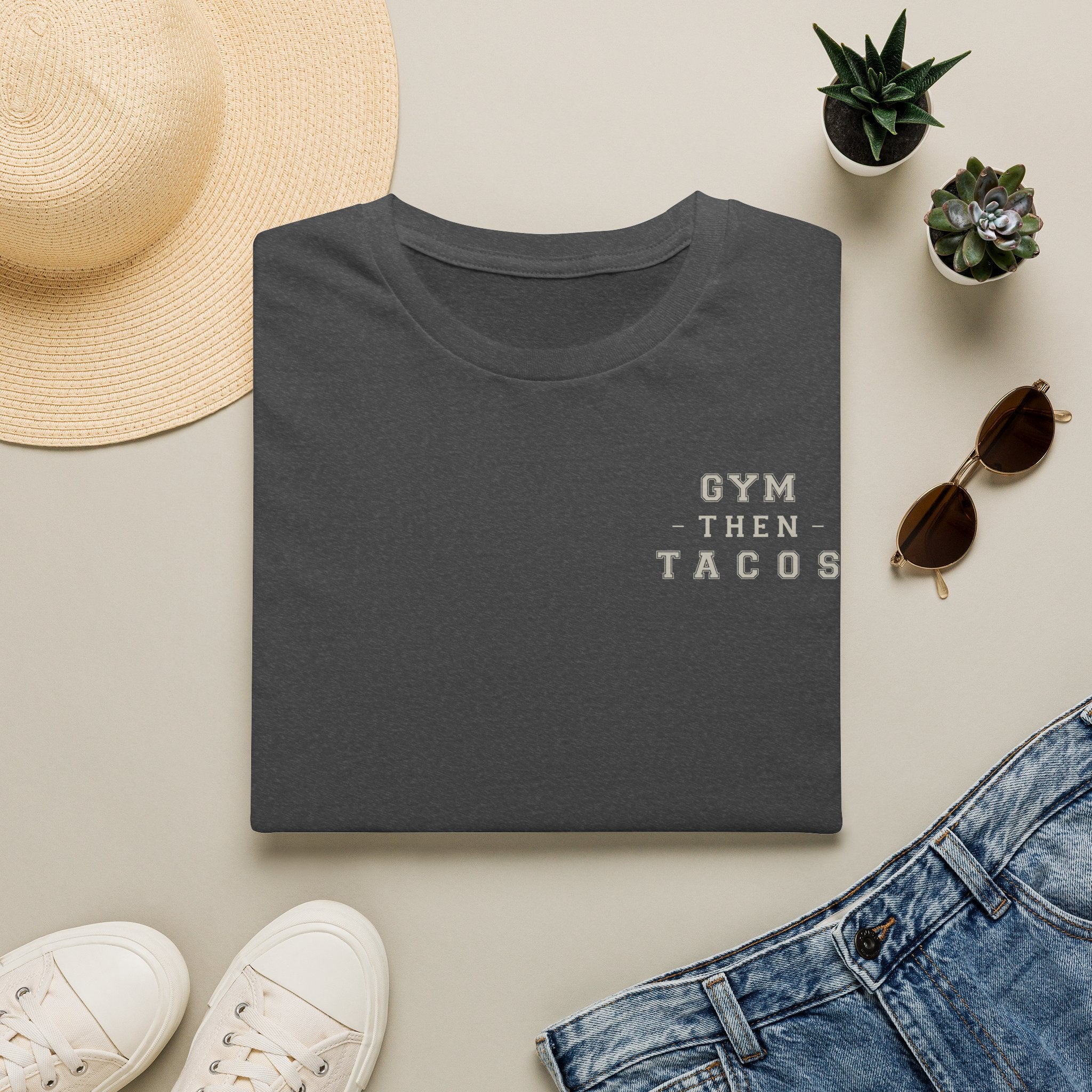 T-Shirt — Gym Then Tacos Graphic Tee