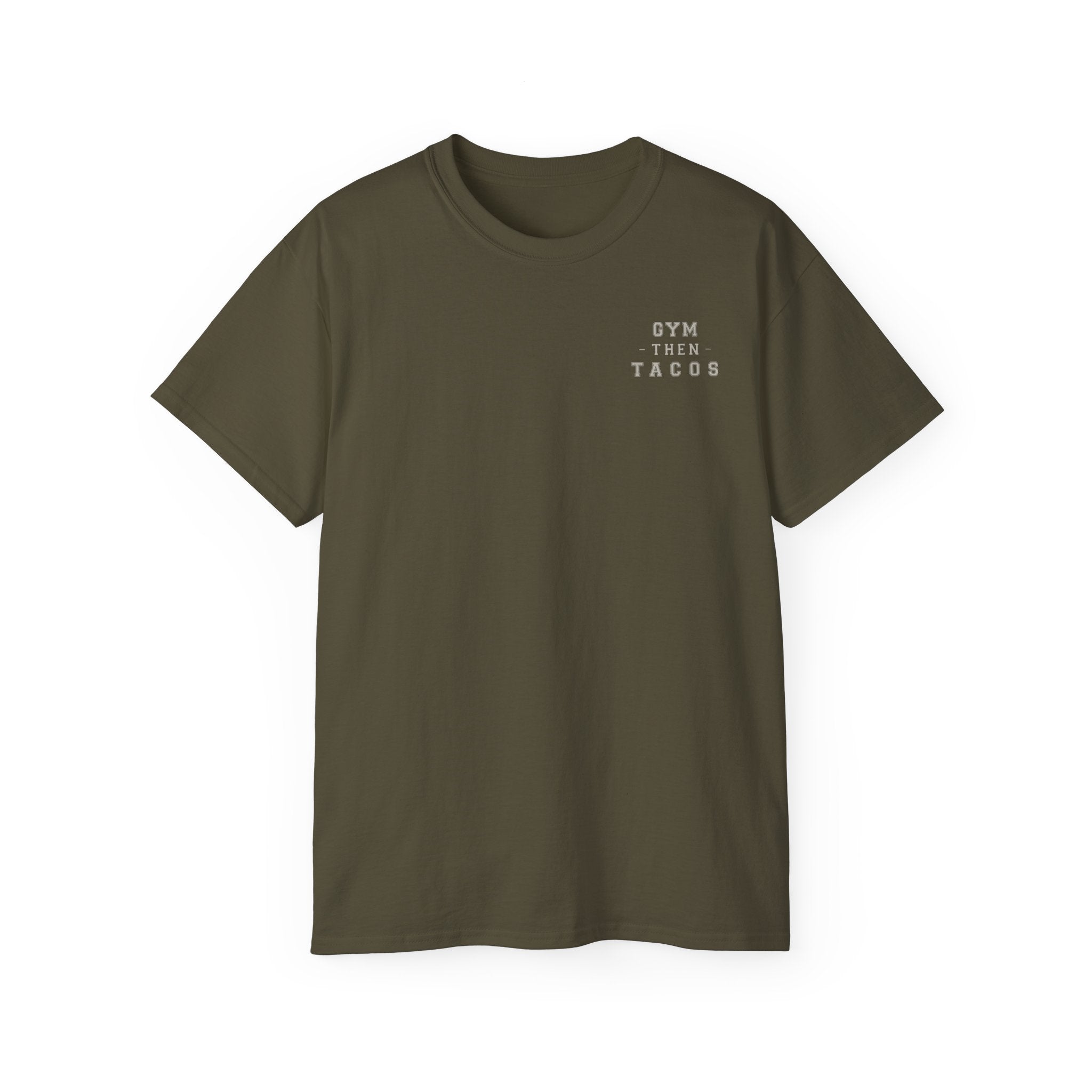 Gym Then Tacos Tee — Fitness Motivation Shirt for Gym Lovers