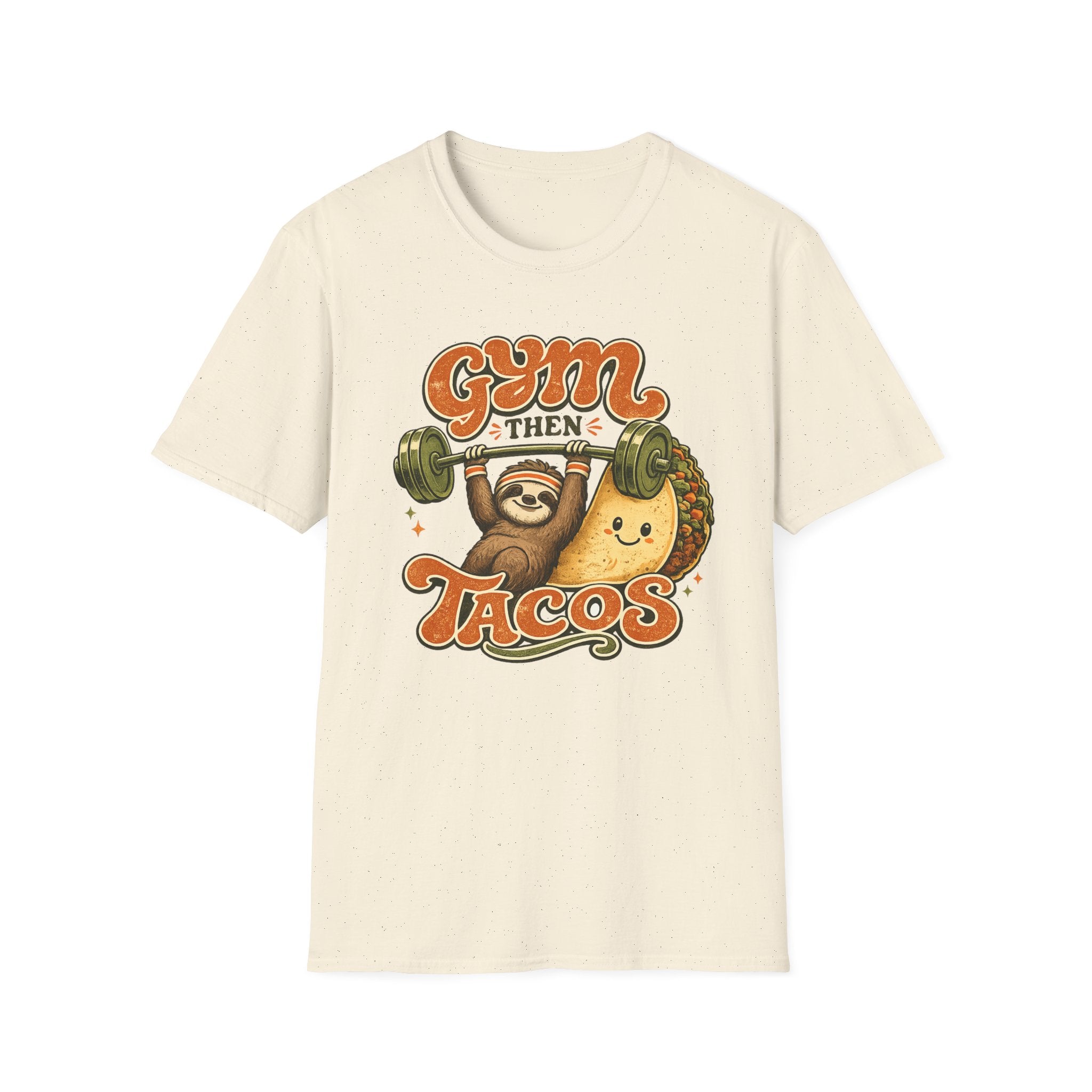 Gym Sloth | Premium Unisex T-Shirt | Gym Then Tacos