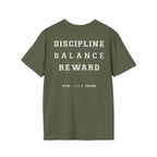 Gym Then Tacos T-Shirt — Minimal Fitness & Food Quote Tee