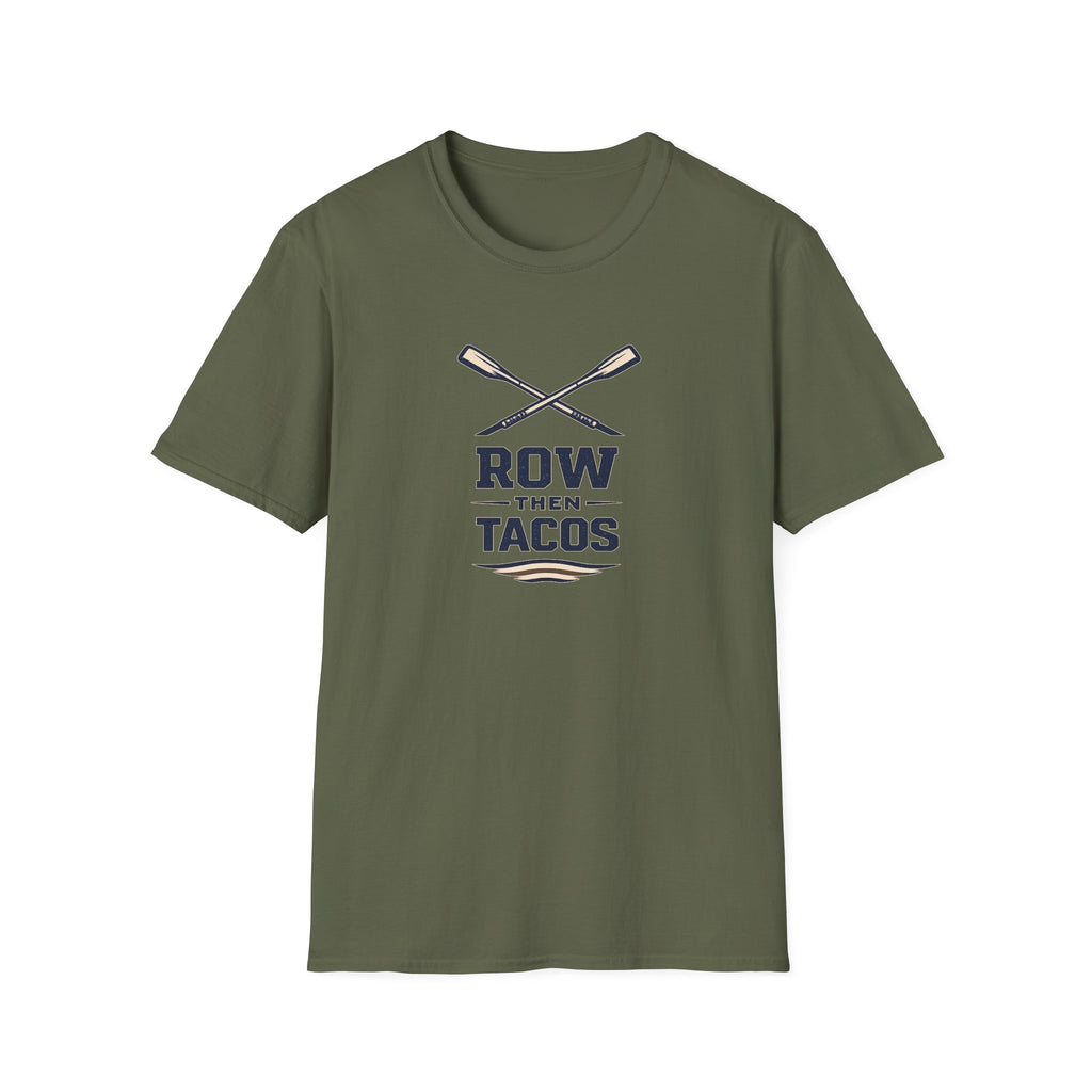 Row Then Tacos | Premium Unisex T-Shirt | Gym Then Tacos