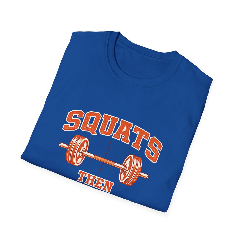 Squats Then Tacos | Premium Unisex T-Shirt | Gym Then Tacos