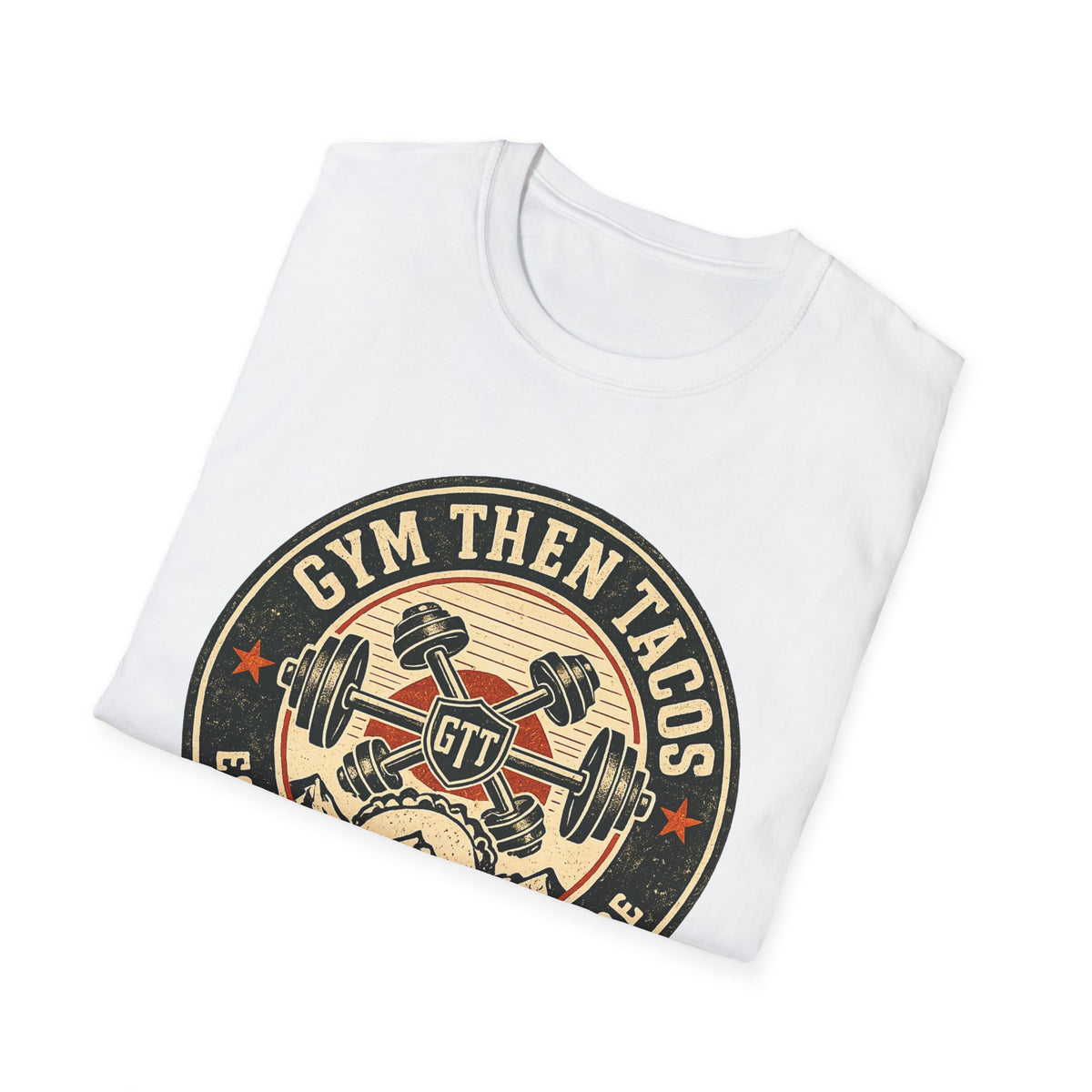 GTT Badge | Premium Unisex T-Shirt | Gym Then Tacos