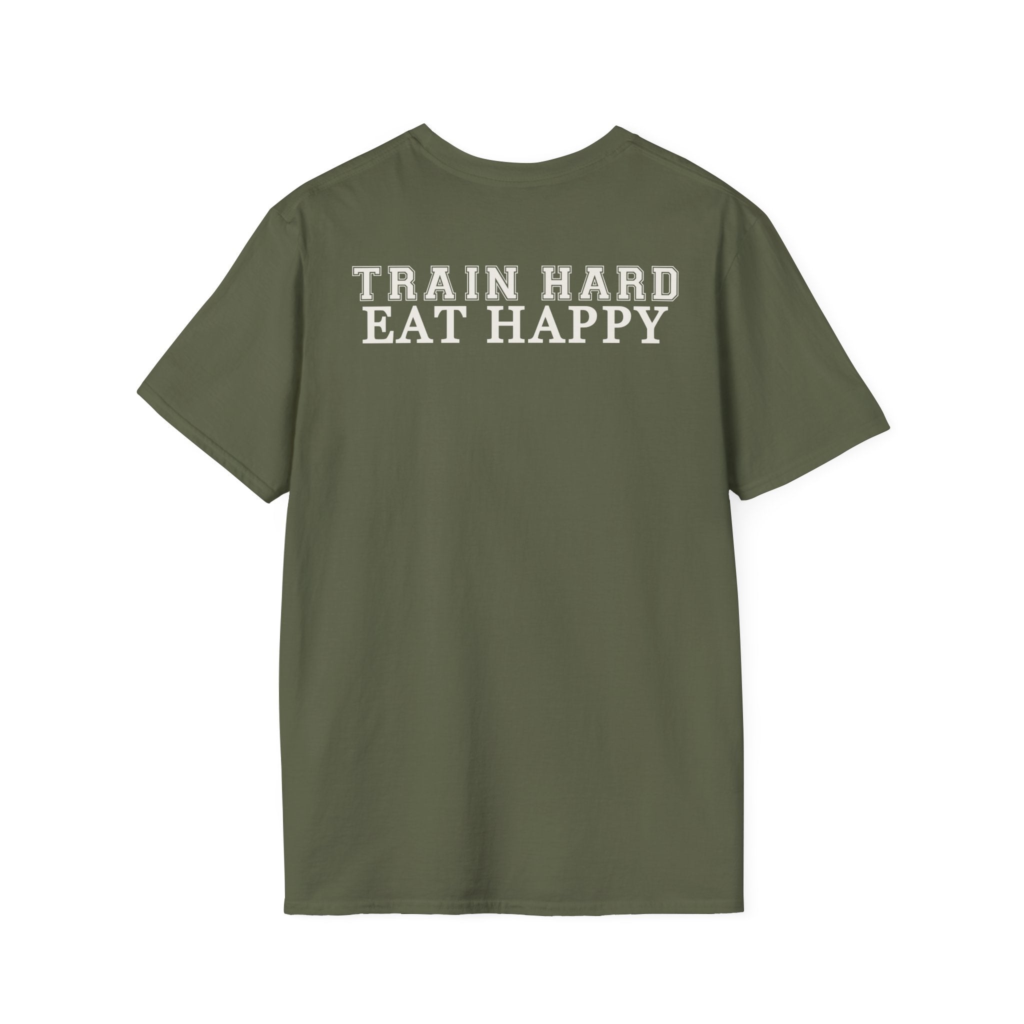 T-Shirt — 'Gym Then Tacos' Minimal Fitness & Food Quote Tee