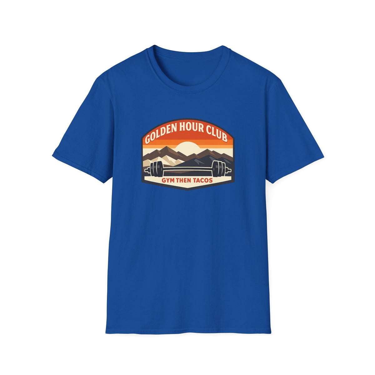 Golden Hour Club | Premium Unisex T-Shirt | Gym Then Tacos