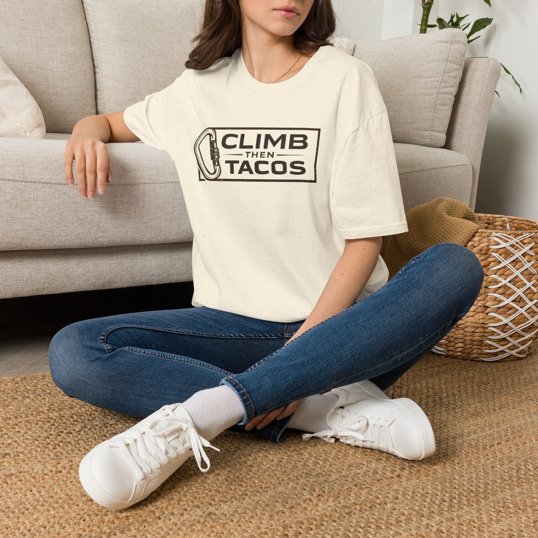 Climb Then Tacos | Premium Unisex T-Shirt | Gym Then Tacos