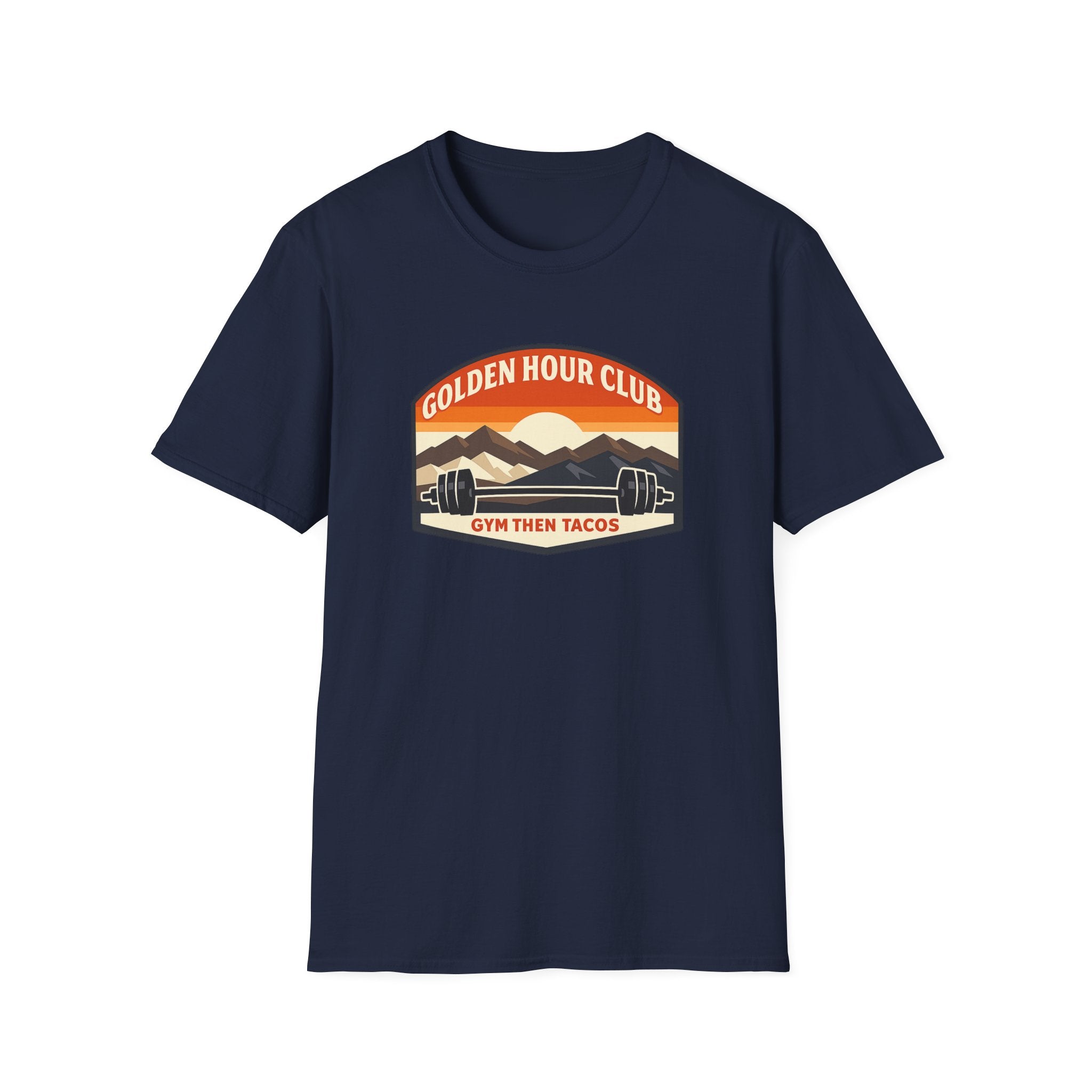Golden Hour Club | Premium Unisex T-Shirt | Gym Then Tacos
