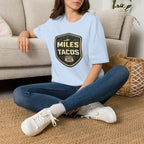 Miles Then Tacos | Premium Unisex T-Shirt | Gym Then Tacos