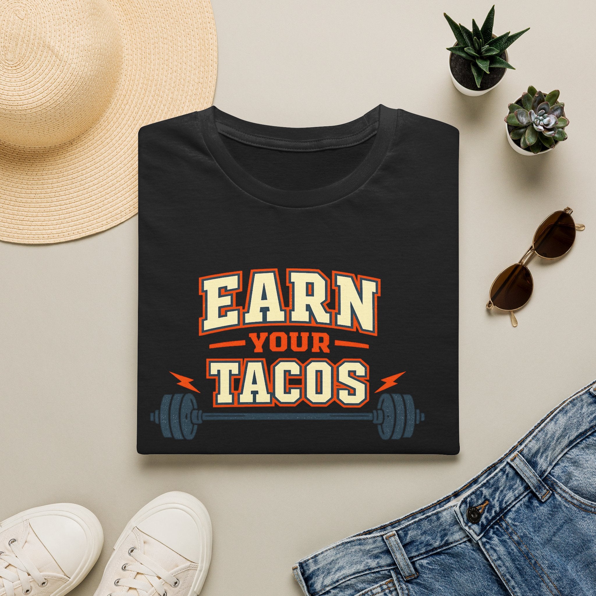 Earn Your Tacos | Premium Unisex T-Shirt | Gym Then Tacos