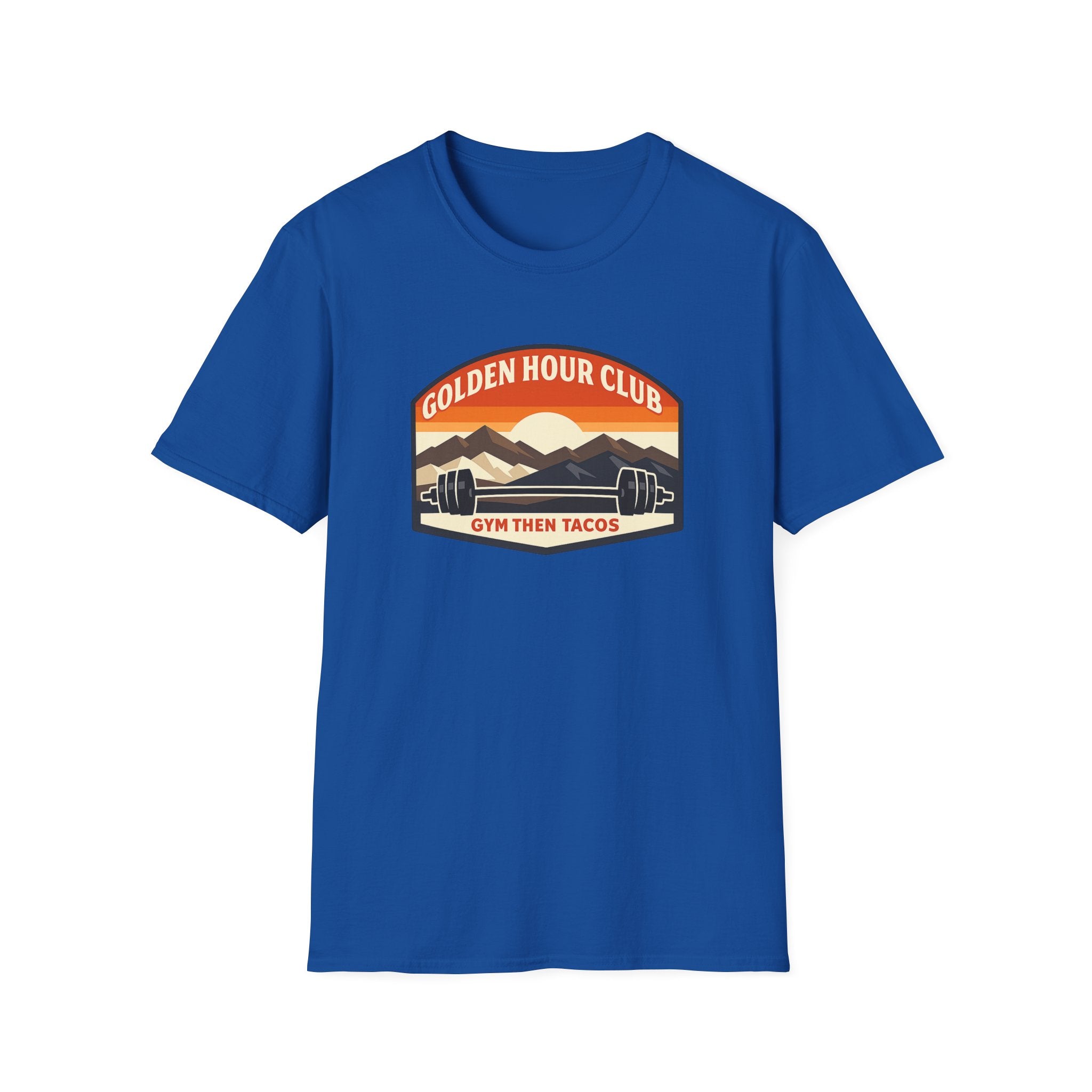 Golden Hour Club | Premium Unisex T-Shirt | Gym Then Tacos