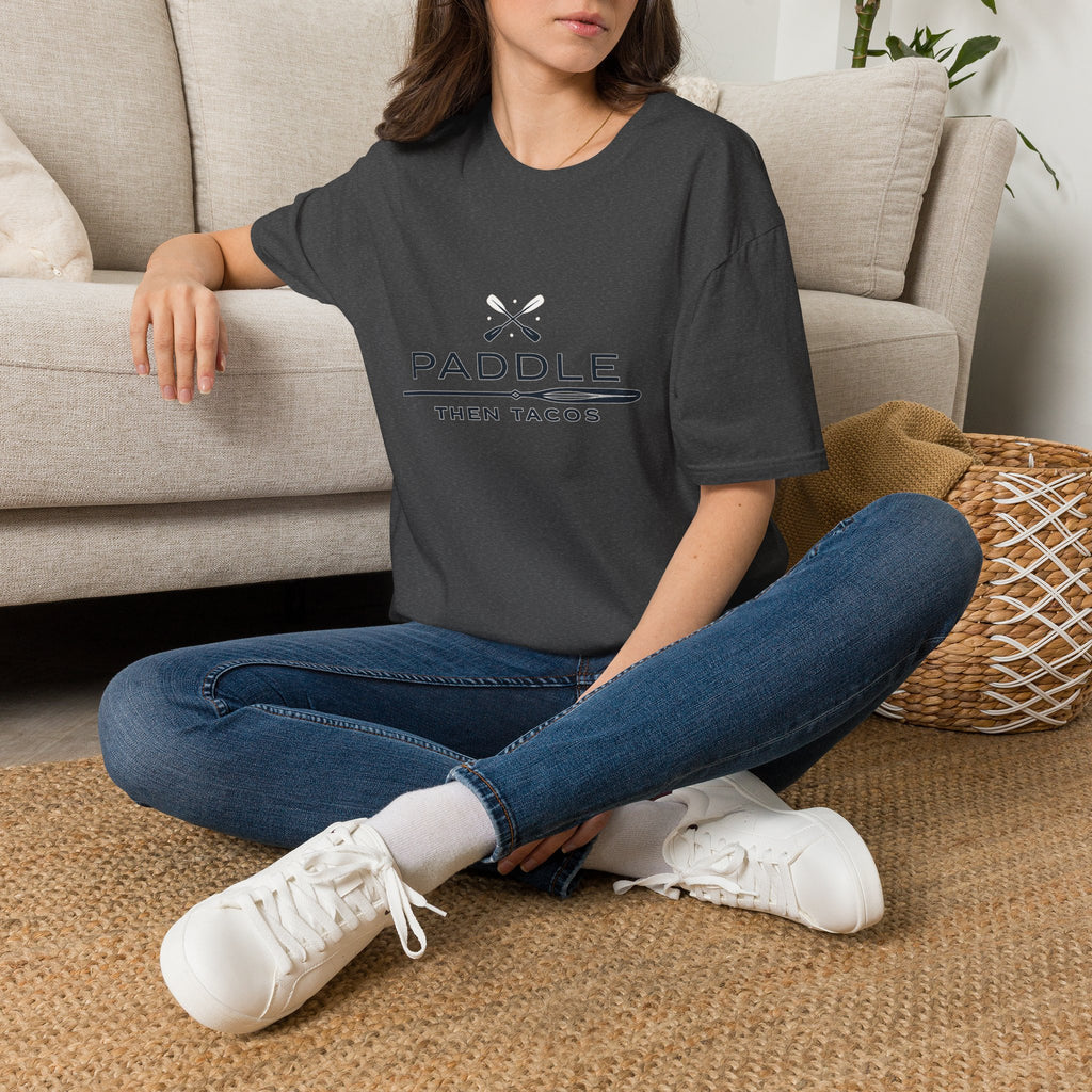 Paddle Then Tacos | Premium Unisex T-Shirt | Gym Then Tacos