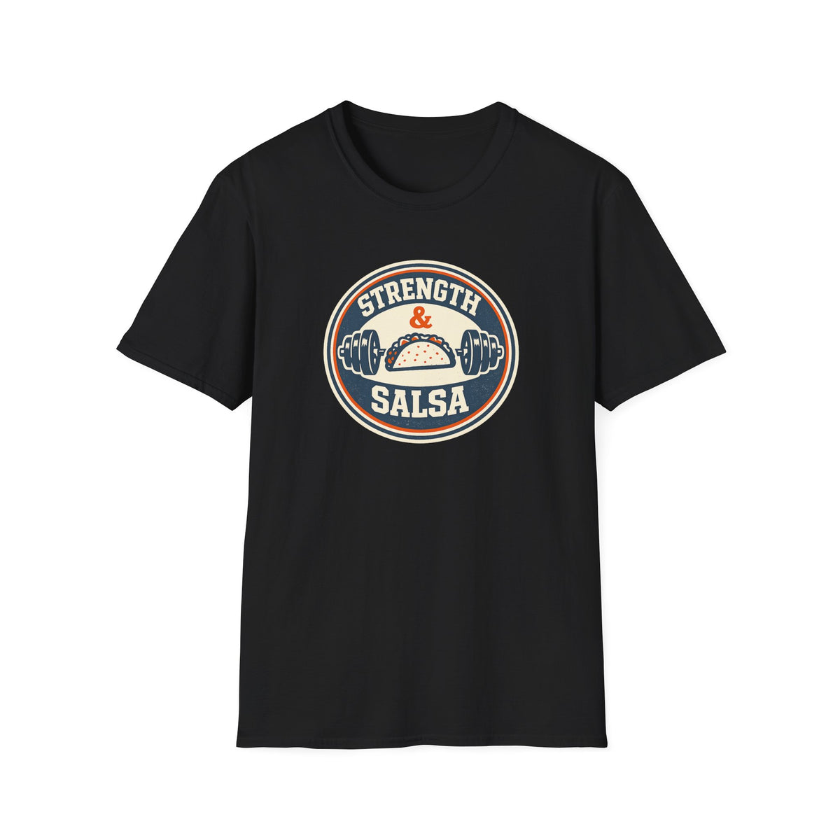 Strength & Salsa | Premium Unisex T-Shirt | Gym Then Tacos