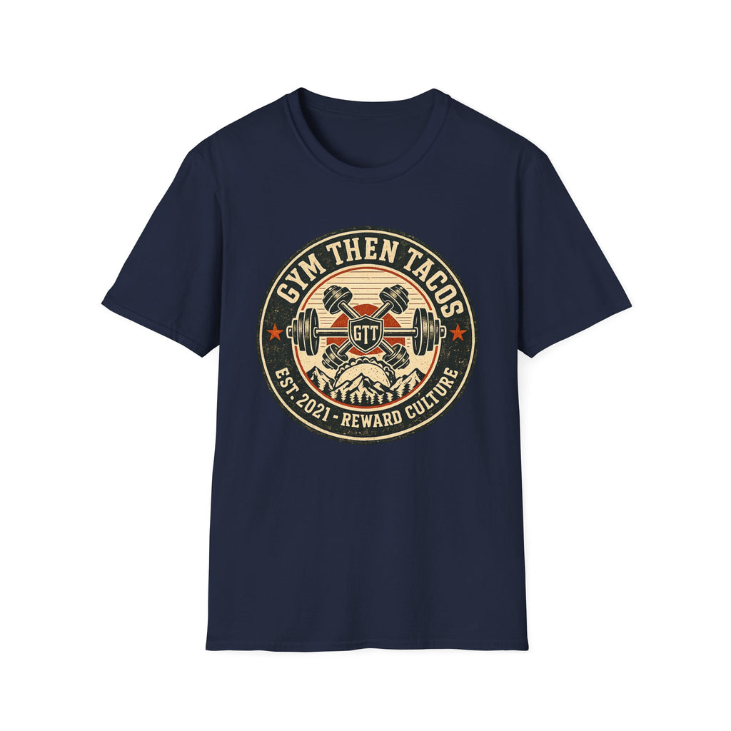 GTT Badge | Premium Unisex T-Shirt | Gym Then Tacos