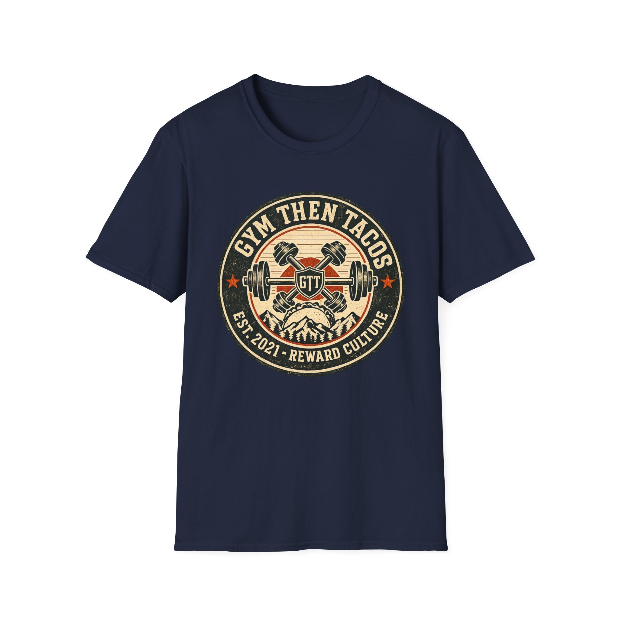 GTT Badge | Premium Unisex T-Shirt | Gym Then Tacos