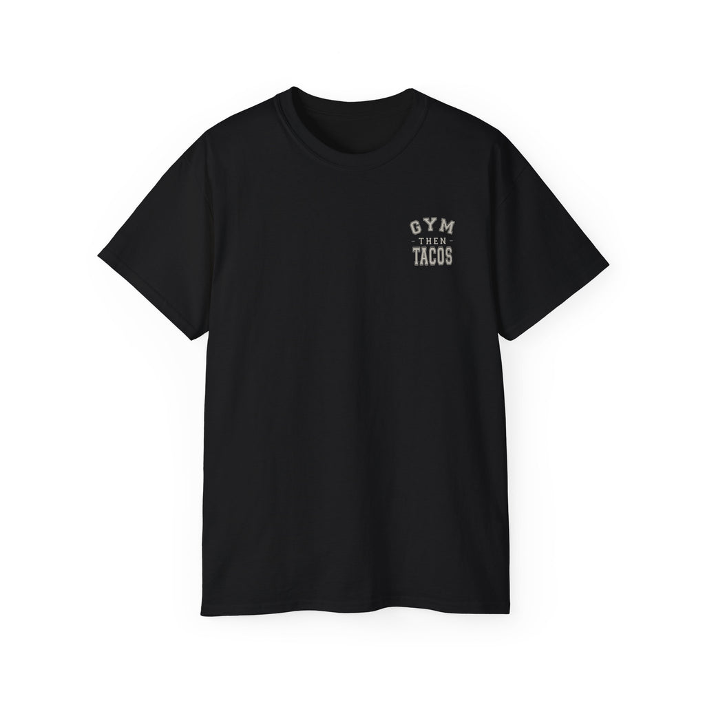 The Heritage Tee - Back Print - Gym Then Tacos