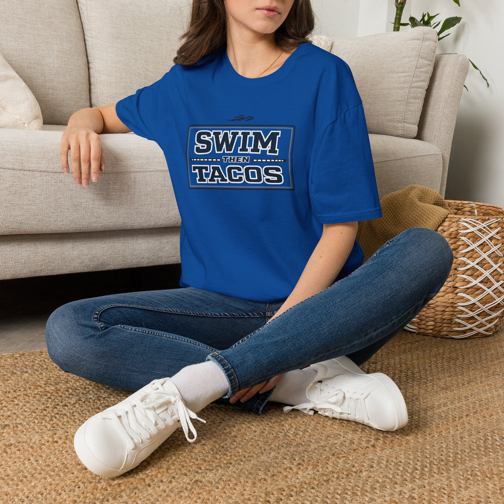 Swim Then Tacos | Premium Unisex T-Shirt | Gym Then Tacos