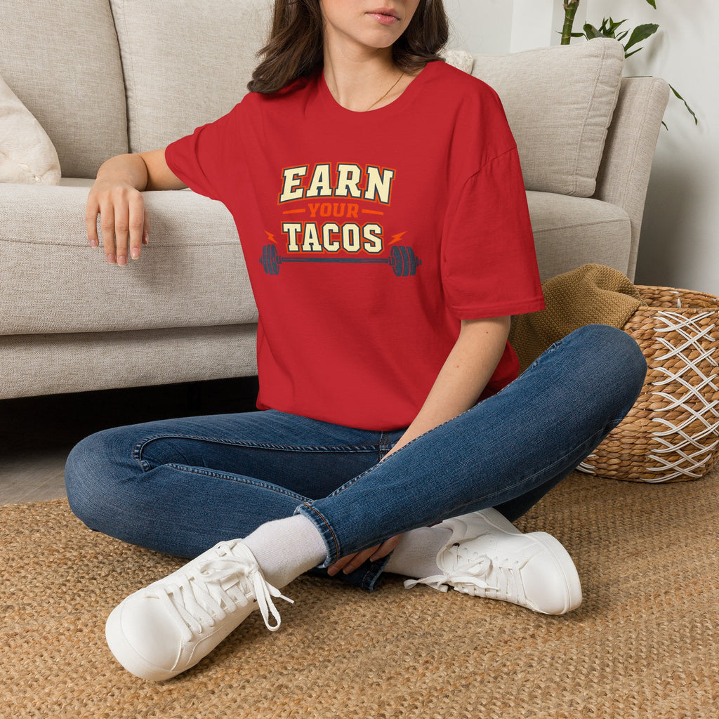 Earn Your Tacos | Premium Unisex T-Shirt | Gym Then Tacos